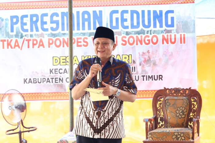 Bupati Enos Perhatikan Pendidikan Agama dengan Peresmian Gedung TKA/TPA Pondok Pesantren Wali Songo II